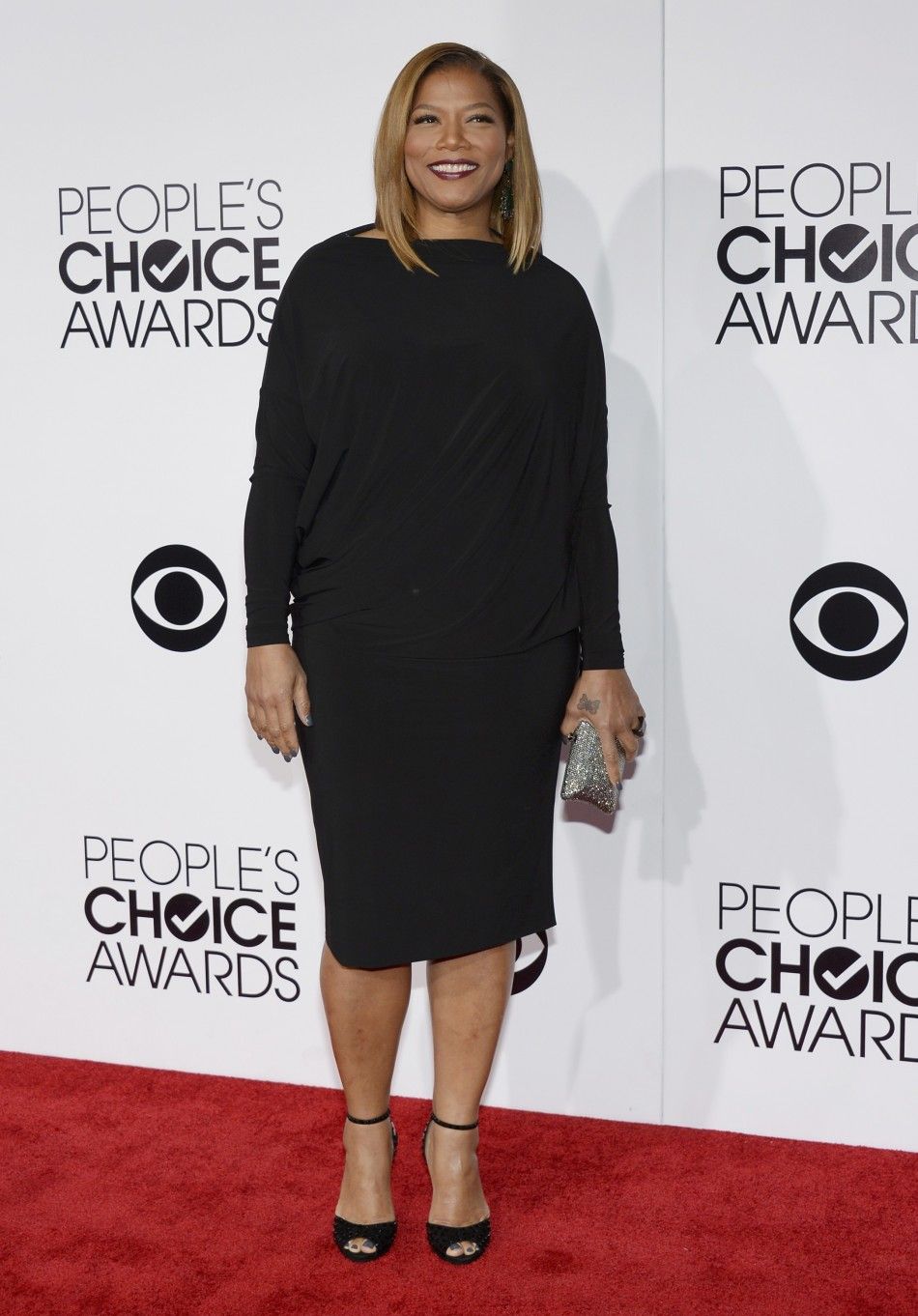 Queen Latifah Arrives at the 2014 Peoples Choice Awards in Los Angeles