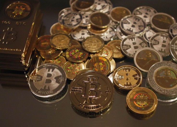 Some Of Bitcoin Enthusiast Mike Caldwell's Coins Are Pictured At His Office In Sandy, Utah