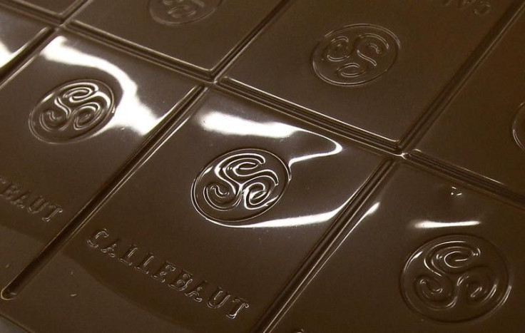 A chocolate bar is seen at Barry Callebaut factory in Lebbeke September 29, 2011.