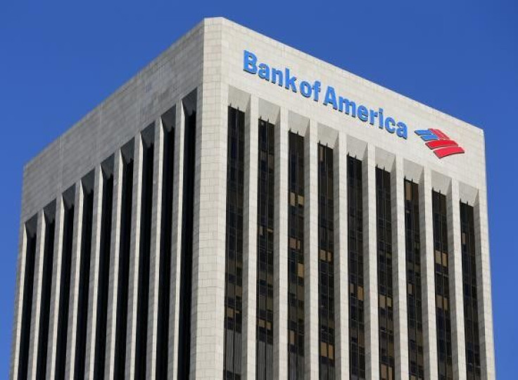 A Bank of America sign is shown on a building in downtown Los Angeles, California January 15, 2014.