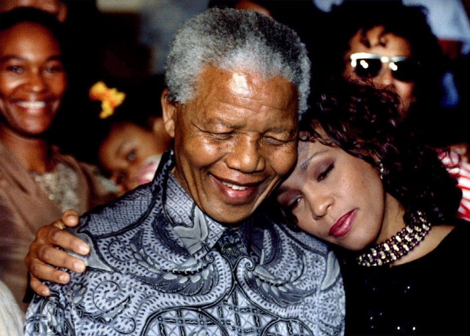 Nelson Mandela, Whitney Houston