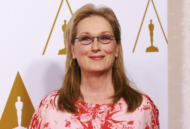 Meryl Streep arrives at the 86th Academy Awards nominees luncheon in Beverly Hills