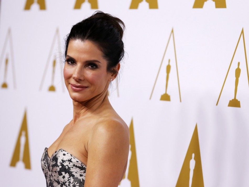 Sandra Bullock arrives at the 86th Academy Awards nominees luncheon in Beverly Hills