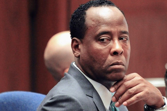Dr. Conrad Murray sits in court during his trial in the death of pop star Michael Jackson in Los Angeles