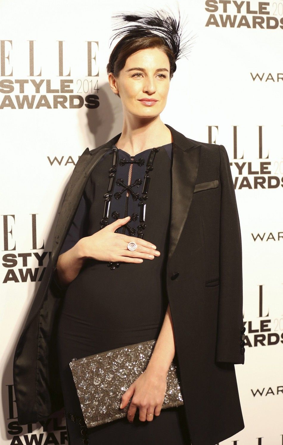 Model OConnor arrives at the Elle Style Awards in London