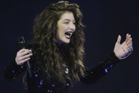 Singer Lorde accepts the International Female Solo Artist award at the BRIT Awards, celebrating British pop music, at the O2 Arena in London