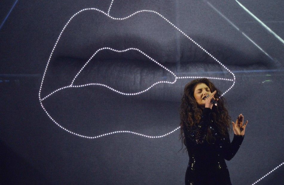 Singer Lorde performs at the BRIT Awards, celebrating British pop music, at the O2 Arena in London