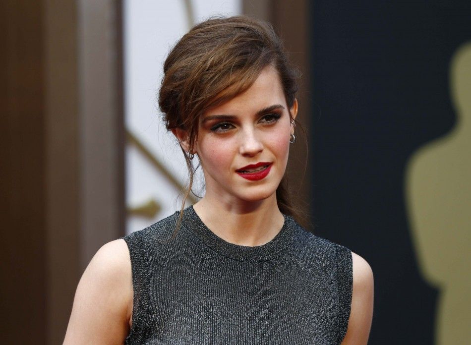 Actress Emma Watson arrives at the 86th Academy Awards in Hollywood, California