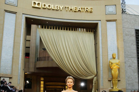 Oscars 2014 Red Carpet Moments: Jennifer Lawrence