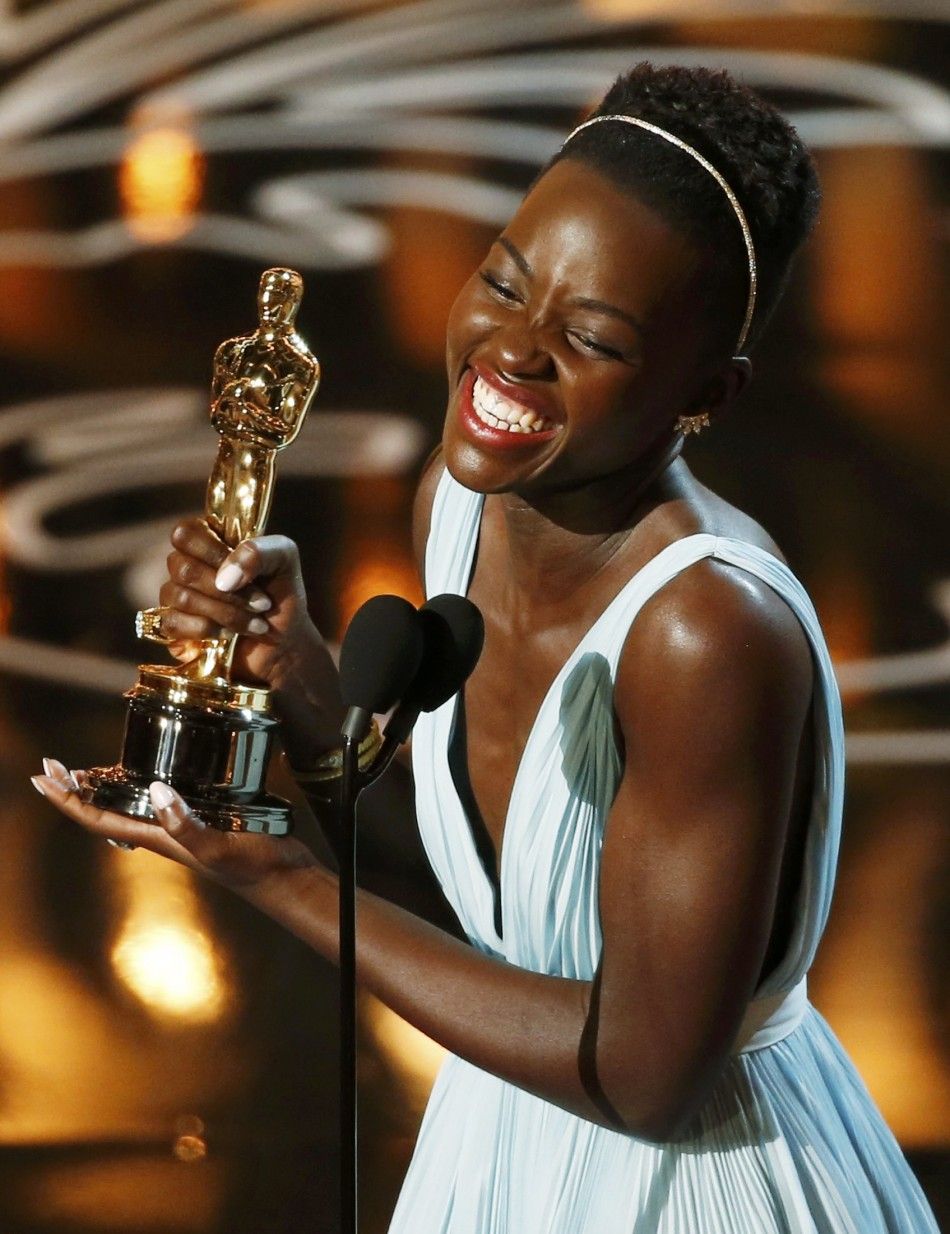 Nyongo, best supporting actress winner for her role in quot12 Years a Slavequot, speaks on stage at the 86th Academy Awards in Hollywood