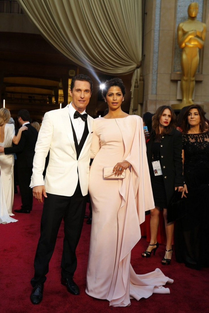 Matthew McConaughey and his wife Camila Alves (Reuters)