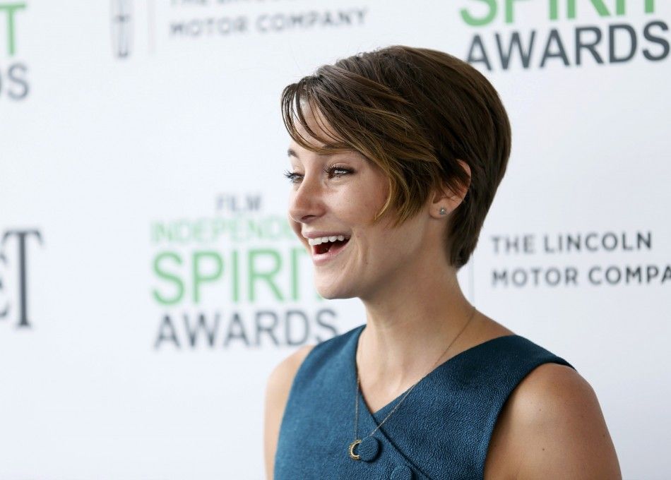 Best female lead nominee for the film quotThe Spectacular Nowquot actress Shailene Woodley 