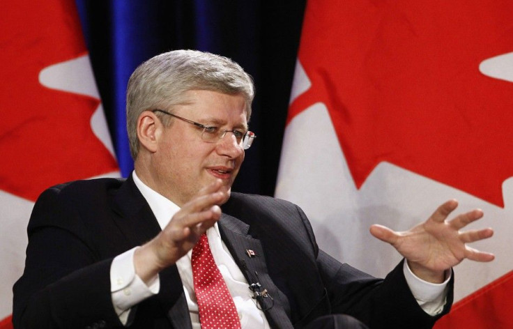 Canada's Prime Minister Stephen Harper 