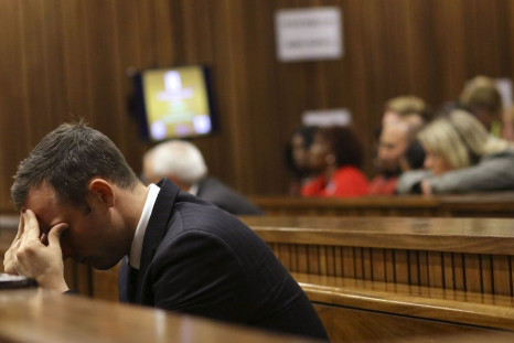 Oscar Pistorius during the trial. He is selling his sprawling Pretoria home, and the death place of Reeva Steenkamp for ‘not less than’ $4,59,040