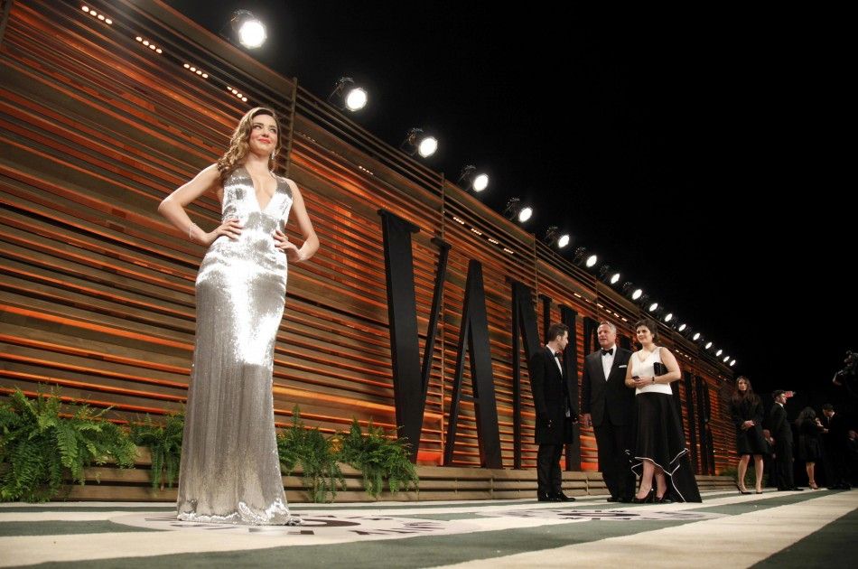 Model Miranda Kerr arrives at the 2014 Vanity Fair Oscars Party in West Hollywood, California March 2, 2014. REUTERSDanny Moloshok 