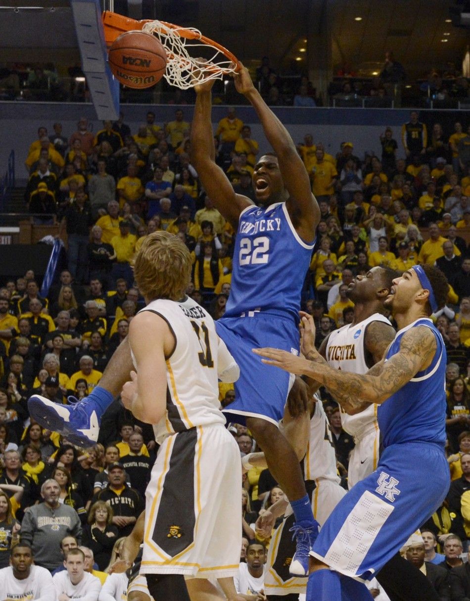 NCAA Basketball NCAA Tournament-3rd Round-Wichita State vs Kentucky