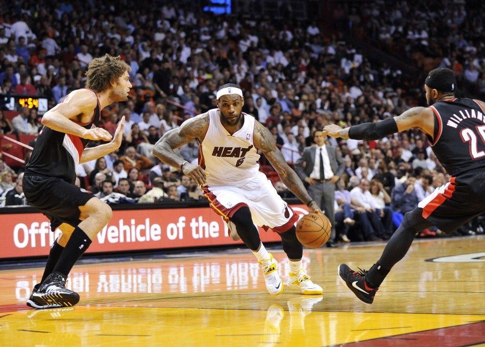 NBA Portland Trail Blazers at Miami Heat