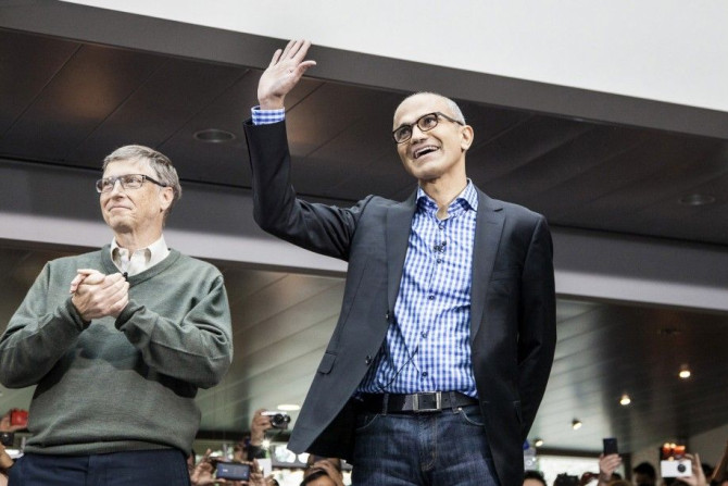 New Microsoft CEO Satya Nadella is pictured in this handout photo