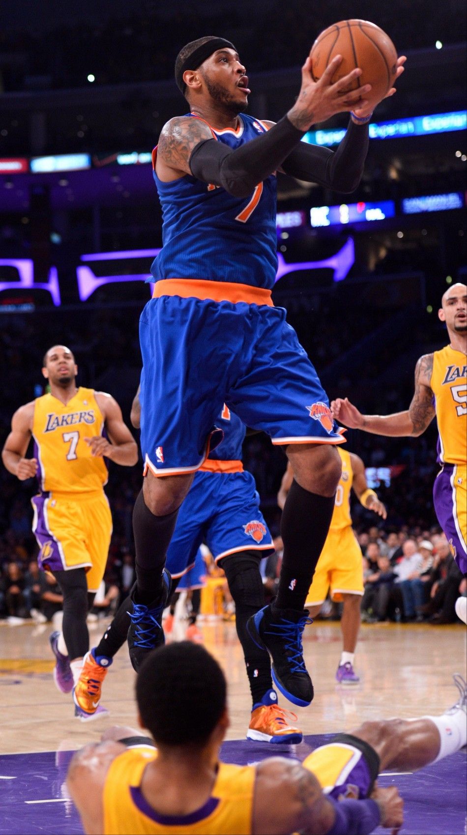 NBA New York Knicks at Los Angeles Lakers