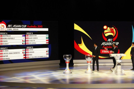 Official draw for the 2015 Asian Cup
