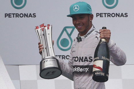 Lewis Hamilton Holding His Title