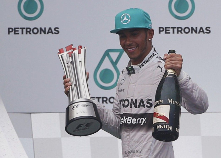 Lewis Hamilton Holding His Title