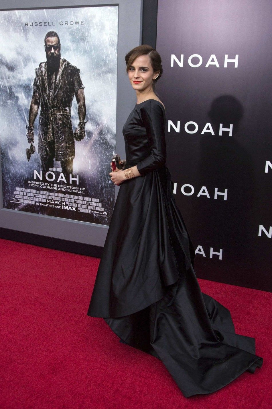 Cast Member Emma Watson Attends the U.S. Premiere of Noah in New York 