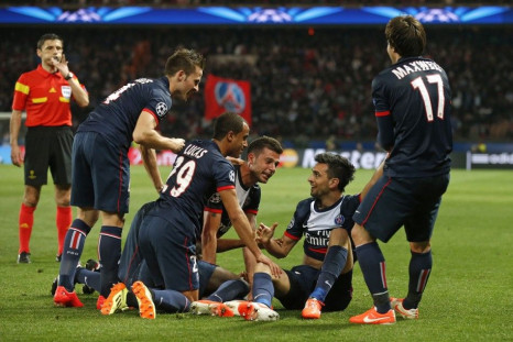 PSG Celebrates After the Final Goal