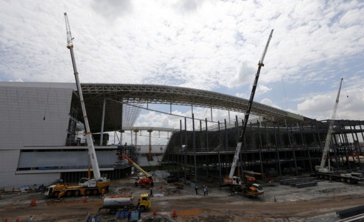 Arena de Sao Paulo During Construction