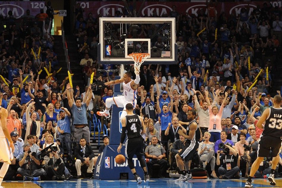 NBA San Antonio Spurs at Oklahoma City Thunder