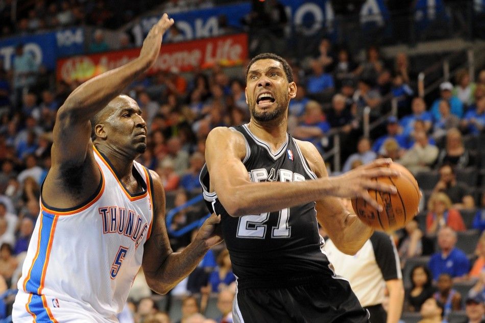 NBA San Antonio Spurs at Oklahoma City Thunder