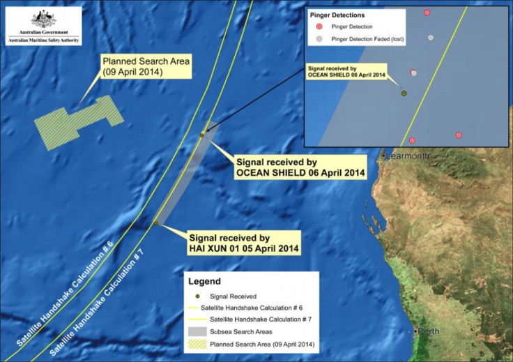 Two more sets of signals possibly linked to the missing Malaysia Airlines flight MH370 have been detected, Australian authorities said Wednesday. (Photo: AMSA Press Release)