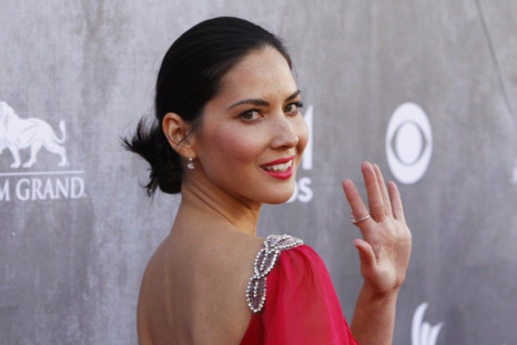 Olivia Munn arrives at the 49th Annual Academy of Country Music Awards in Las Vegas