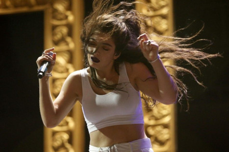 New Zealand singer-songwriter Lorde in a performance 