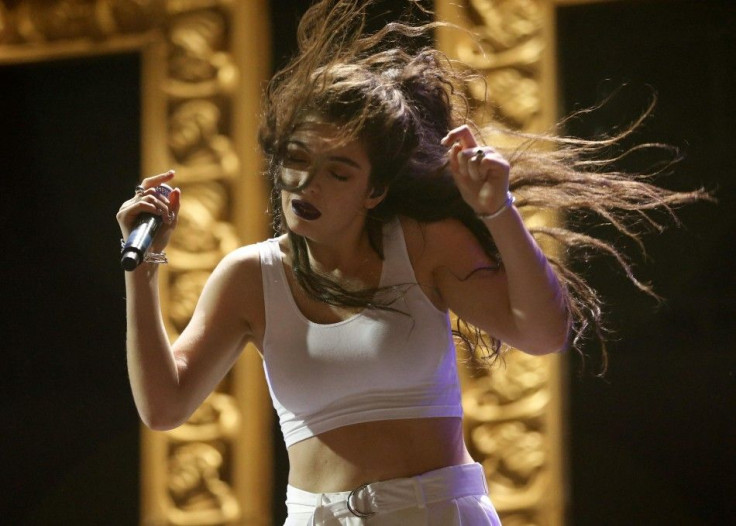 New Zealand singer-songwriter Lorde in a performance 