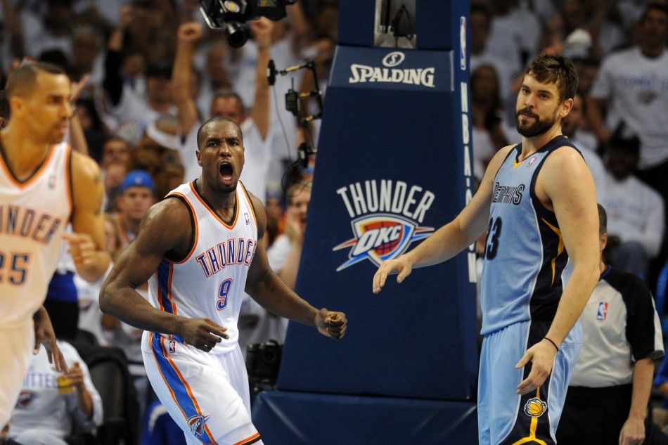 NBA Playoffs-Memphis Grizzlies at Oklahoma City Thunder