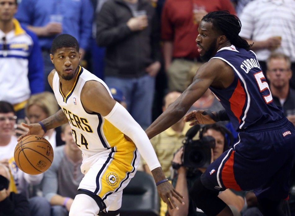 NBA Playoffs-Atlanta Hawks at Indiana Pacers