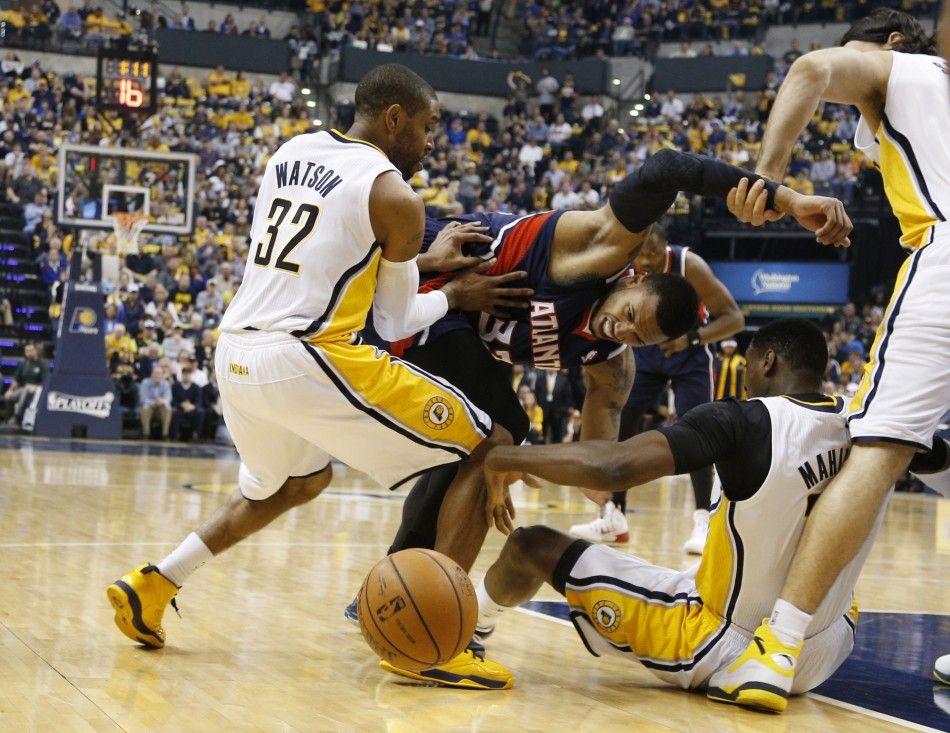 NBA Playoffs-Atlanta Hawks at Indiana Pacers