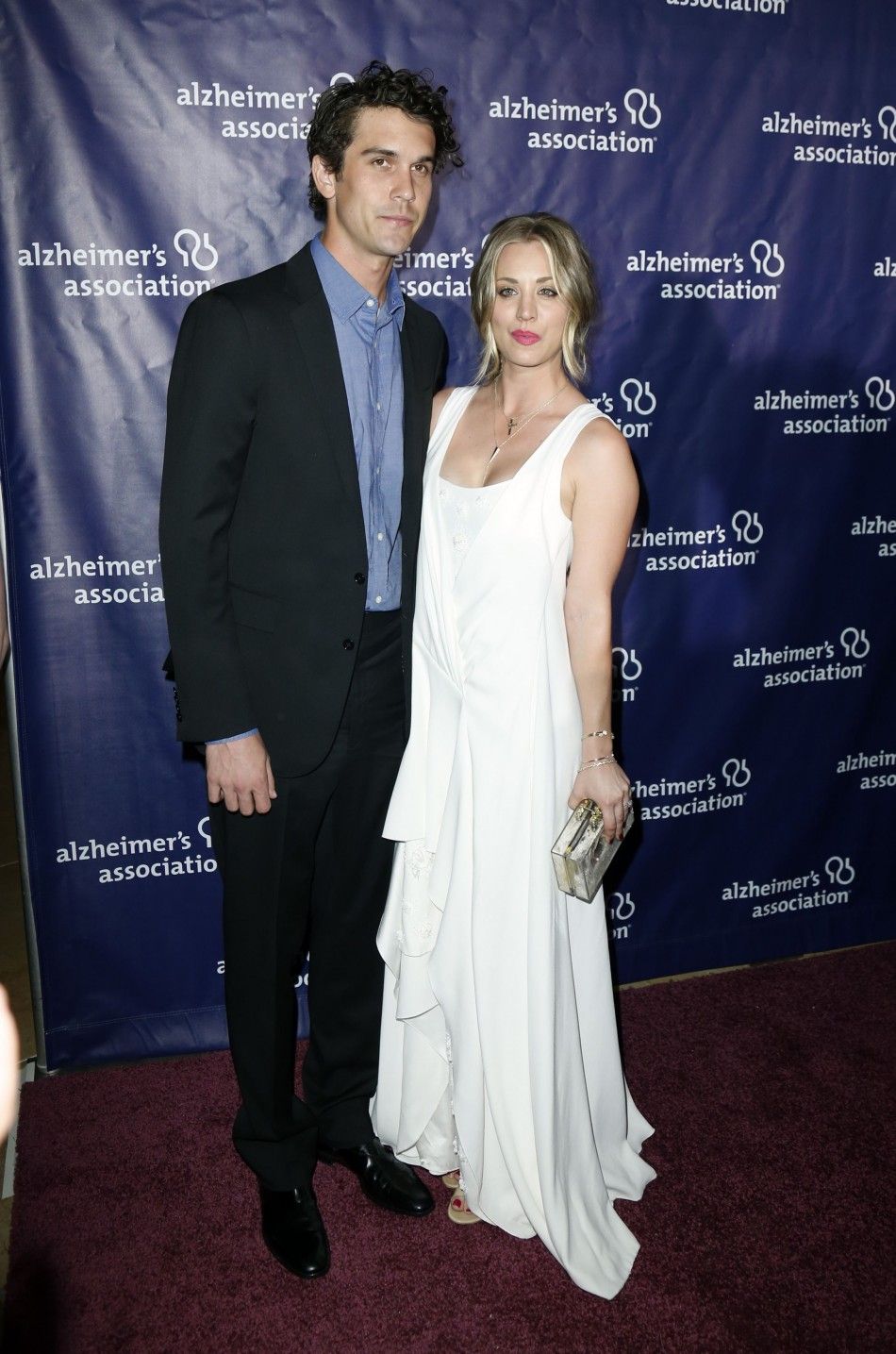 Tennis player Ryan Sweeting and wife Kaley Cuoco-Sweeting pose at the 22nd annual quotA Night at Sardisquot to benefit the Alzheimers Association at the Beverly Hilton Hotel in Beverly Hills, California, March 26, 2014. REUTERSDanny Moloshok 