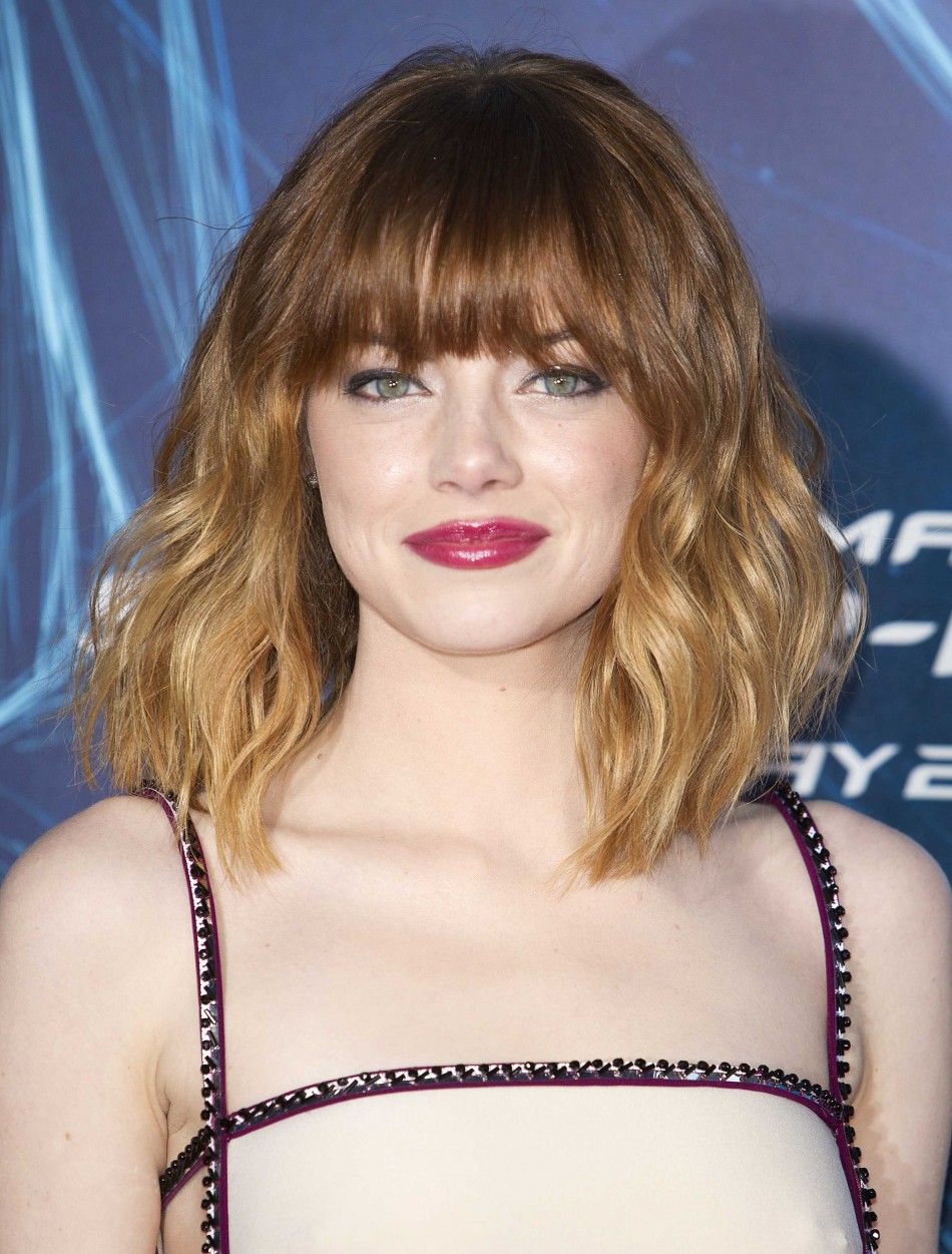 Actress Emma Stone arrives for quotThe Amazing Spider-Man 2quot premiere in New York