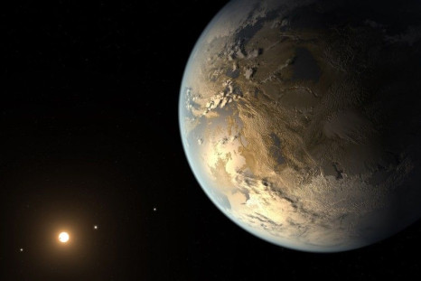 Kepler-186f planet seen in NASA artist's concept