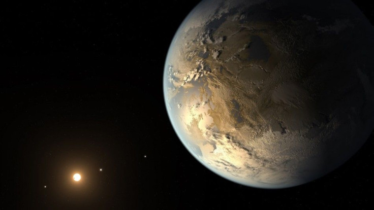 Kepler-186f planet seen in NASA artist's concept