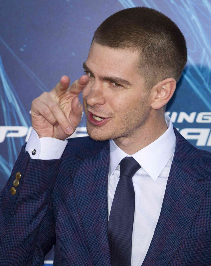 Actor Andrew Garfield arrives for &quot;The Amazing Spider-Man 2&quot; premiere in New York