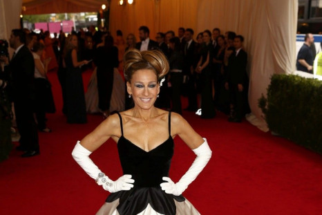 Actress Sarah Jessica Parker arrives at the Metropolitan Museum of Art Costume Institute Gala Benefit celebrating the opening of "Charles James: Beyond Fashion" in New York