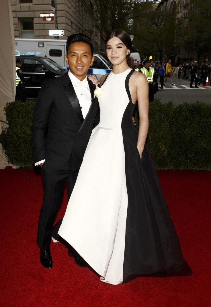 Hailee Steinfeld and Prabal Gurung arrive at the Metropolitan Museum of Art Costume Institute Gala Benefit in New York