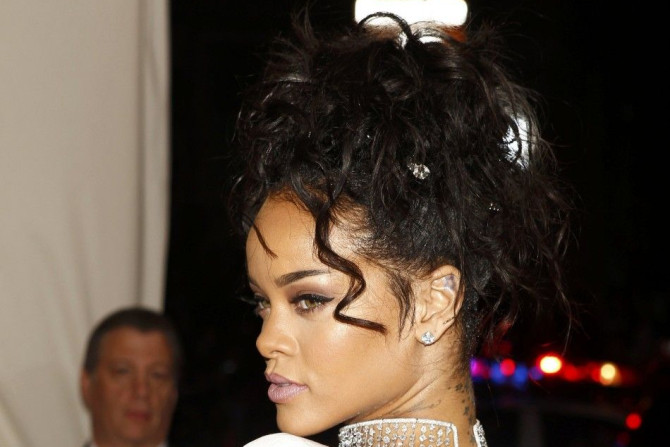 Rihanna Arrives at the MET Gala