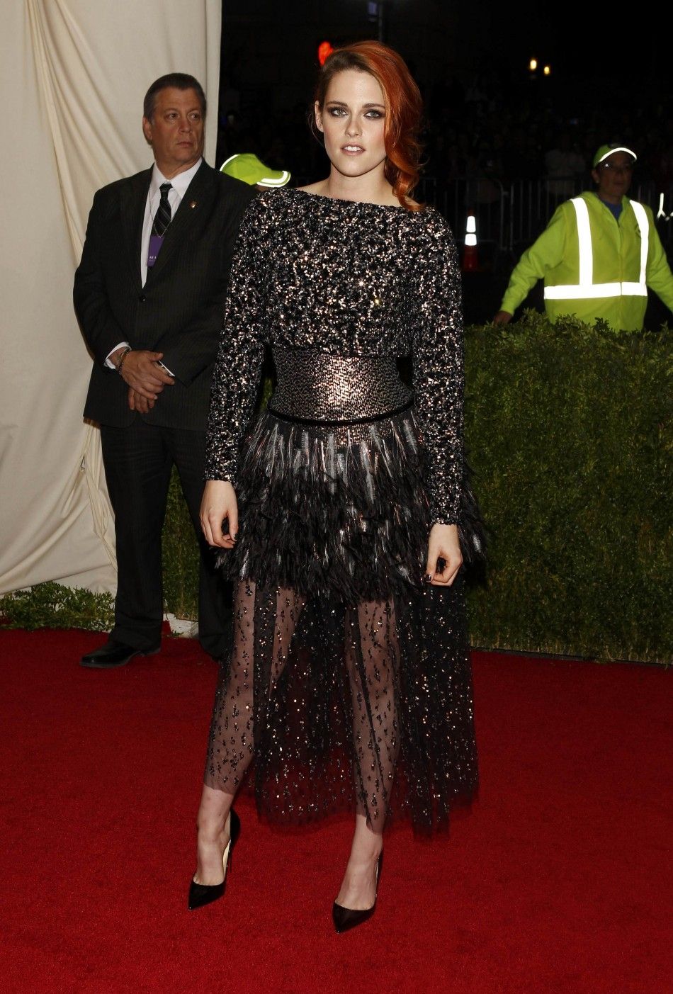 Kristen Stewart arrives at the Metropolitan Museum of Art Costume Institute Gala Benefit in New York