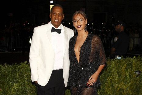 Beyonce and her husband Jay-Z arrive at the Metropolitan Museum of Art Costume Institute Gala Benefit celebrating the opening of &quot;Charles James: Beyond Fashion&quot; in Upper Manhattan, New York