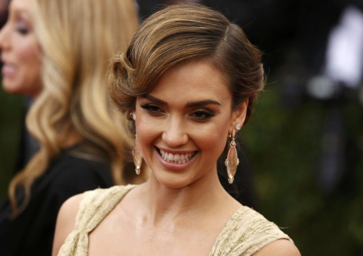 Actress Jessica Alba arrives at the Metropolitan Museum of Art Costume Institute Gala Benefit celebrating the opening of &quot;Charles James: Beyond Fashion&quot; in New York