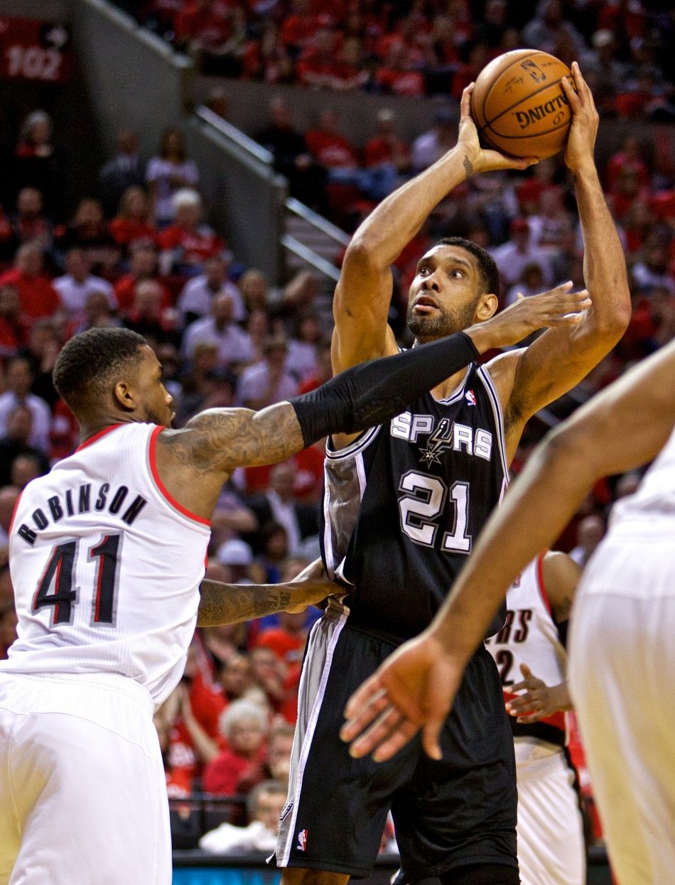 NBA Playoffs-San Antonio Spurs at Portland Trail Blazers